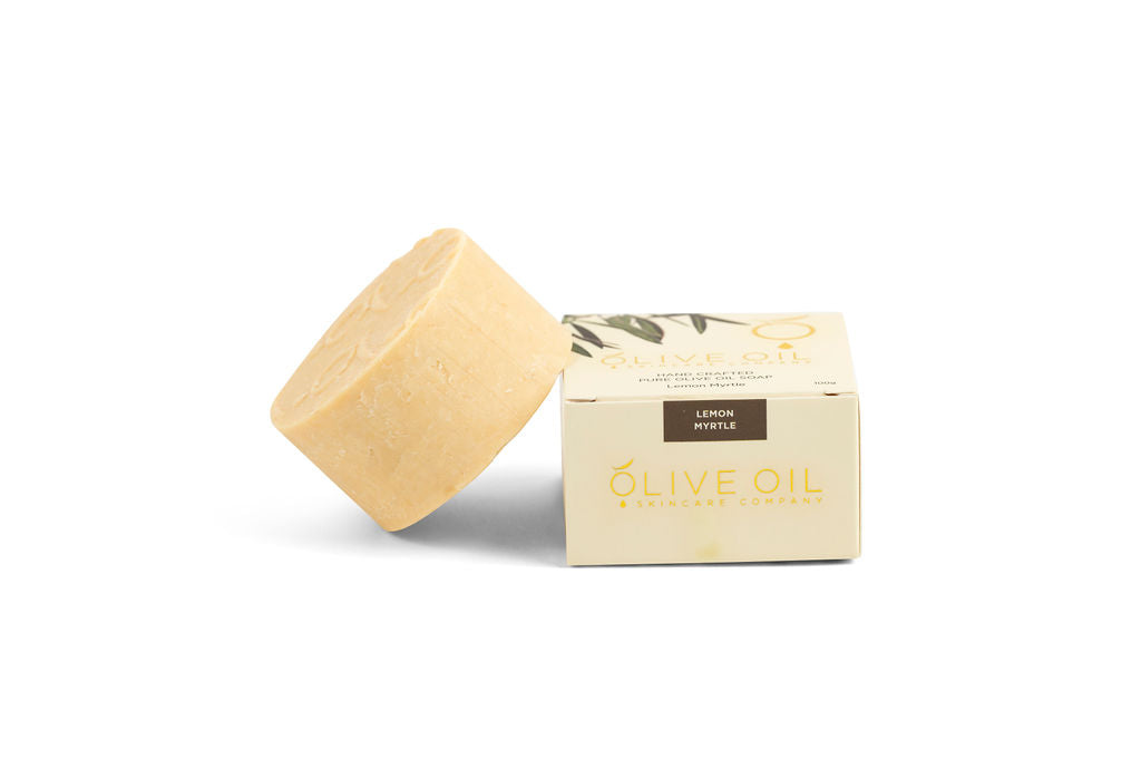 Olive Oil Soap All Natural Lemon Myrtle 100g Australian - Rosetta Creative Boutique